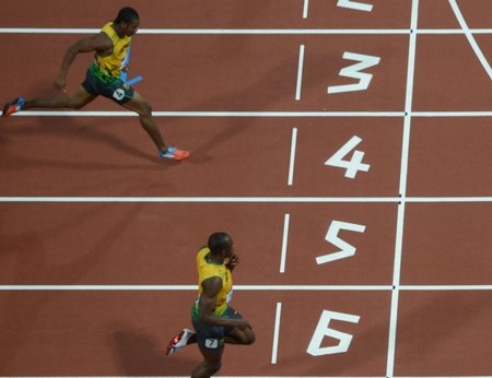 Bolt võitjana finišis