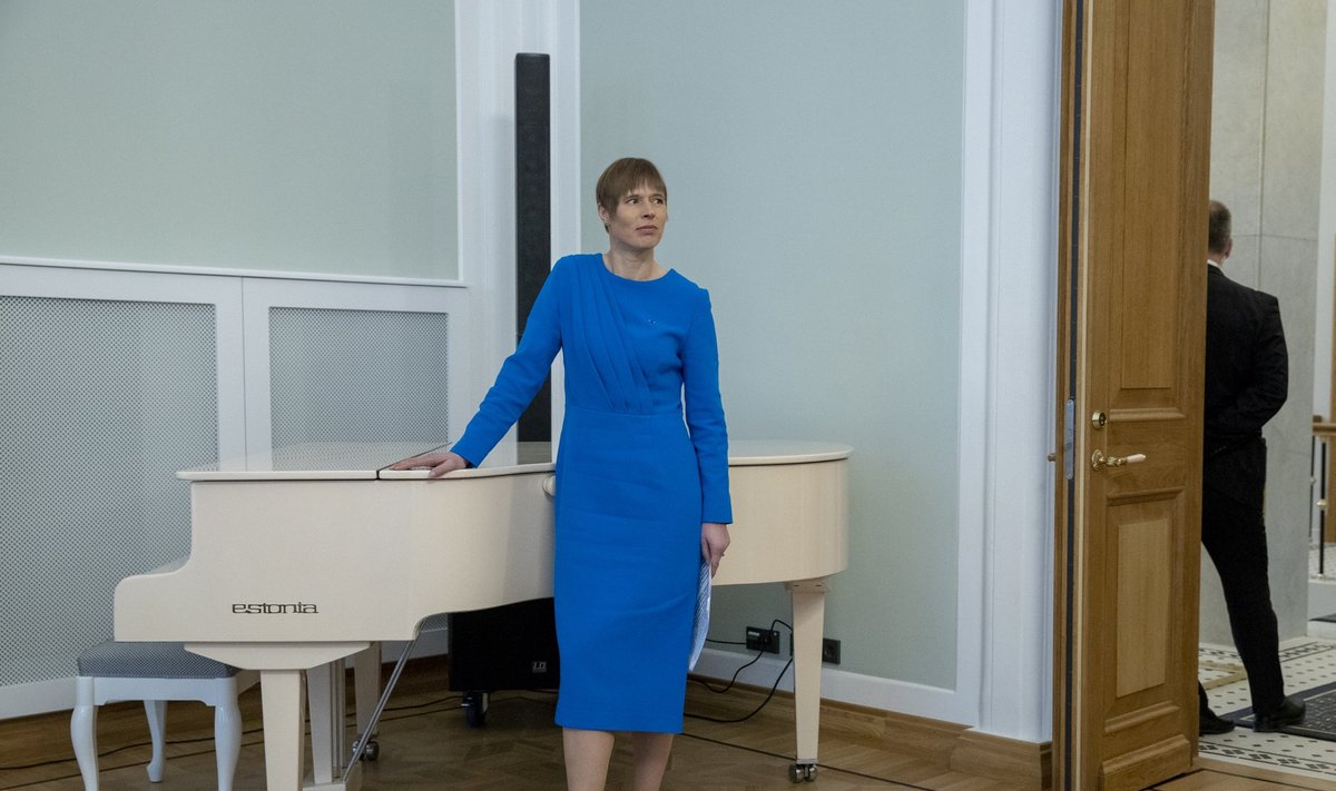 Kersti Kaljulaidi pressikonverents Eesti saatkonnas Moskvas