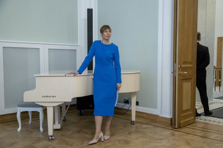 Kersti Kaljulaidi pressikonverents Eesti saatkonnas Moskvas