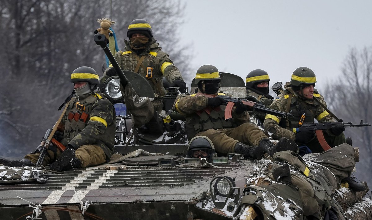 Ukraina sõdurid Debaltseves