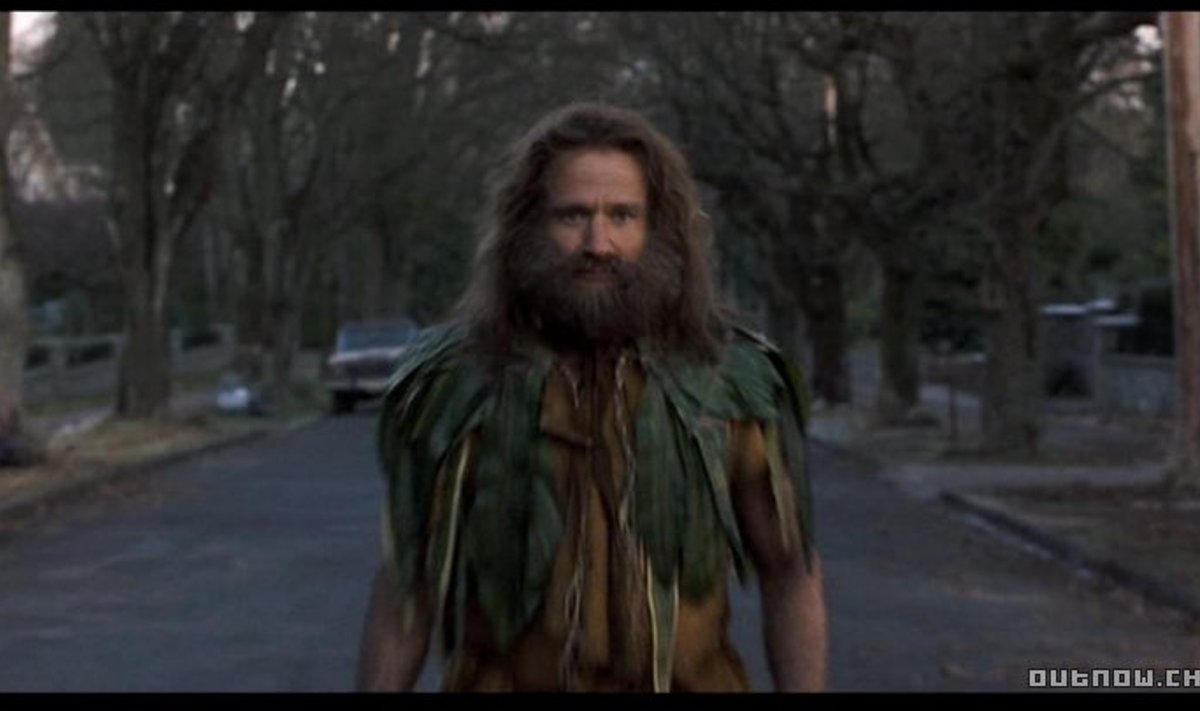 Robin Williams 1995. aasta filmis "Jumanji"