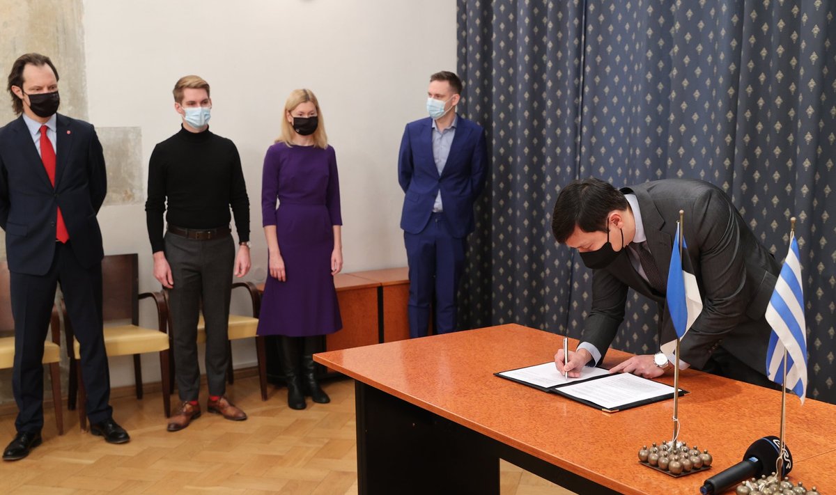 Tallinna koalitsioonileppe allkirjastamine