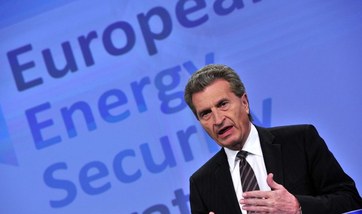 Euroopa Komisjoni energiavolinik Günther Oettinger 