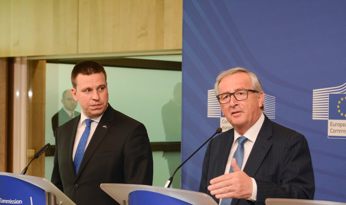 Jüri Ratas ja Jan-Claude Juncker