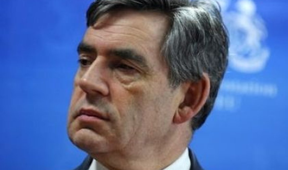 Suurbritannia peaminister Gordon Brown