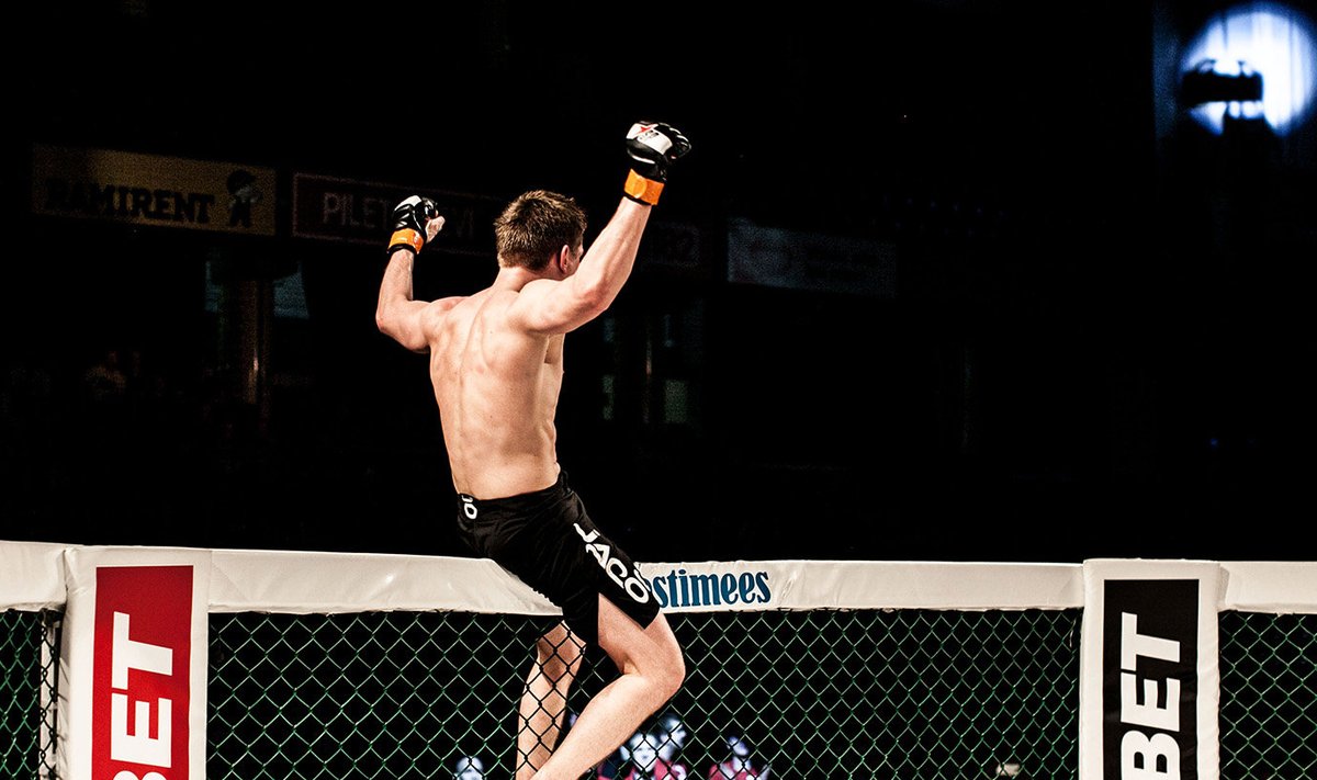 MMA RAJU 13: Võiduka matši järel (aprill 2014).