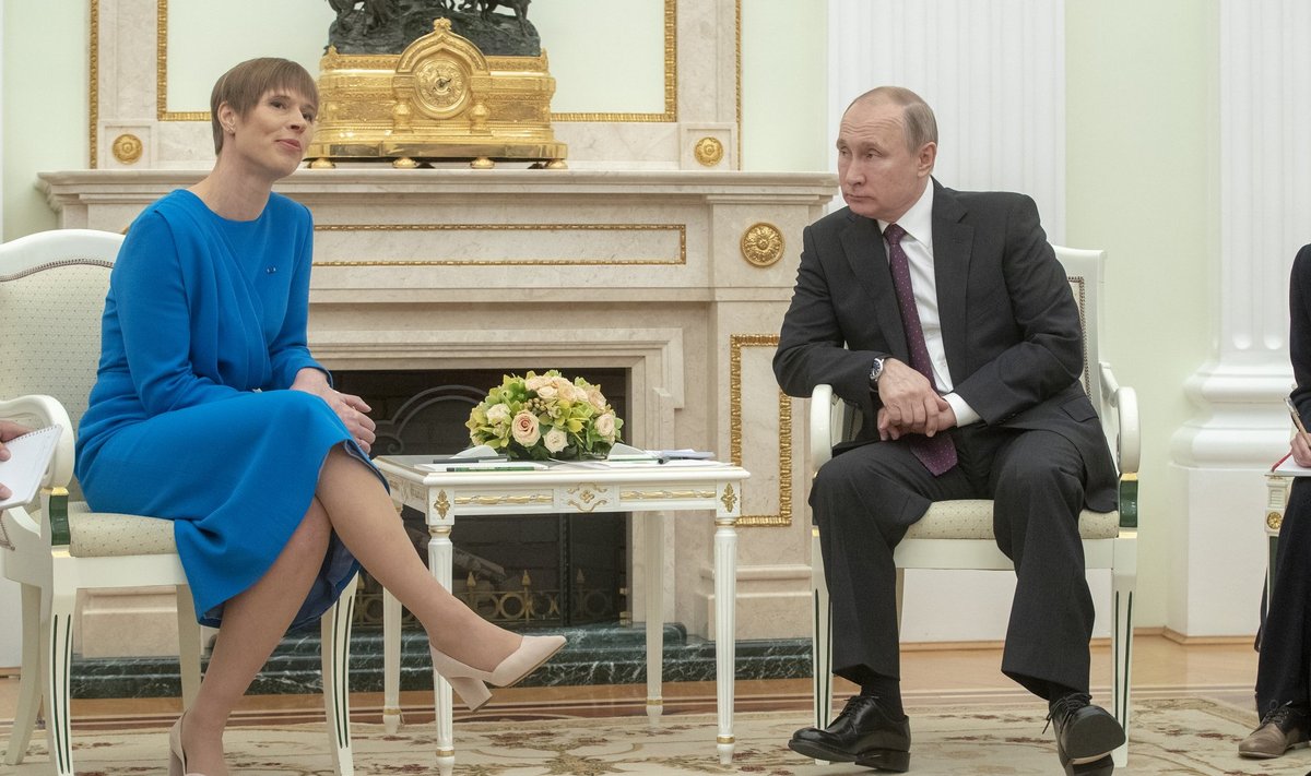Kersti Kaljulaidi kohtumine Vladimir Putiniga tänavu aprillis