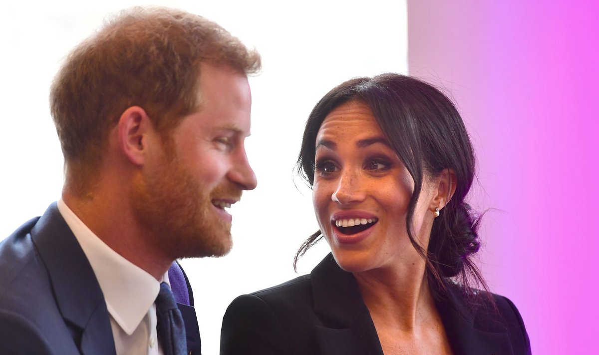Britain's Prince Harry and Meghan, the Duke and Duchess of Sussex, attend the annual WellChild Awards ceremony the Royal Lancaster Hotel in London