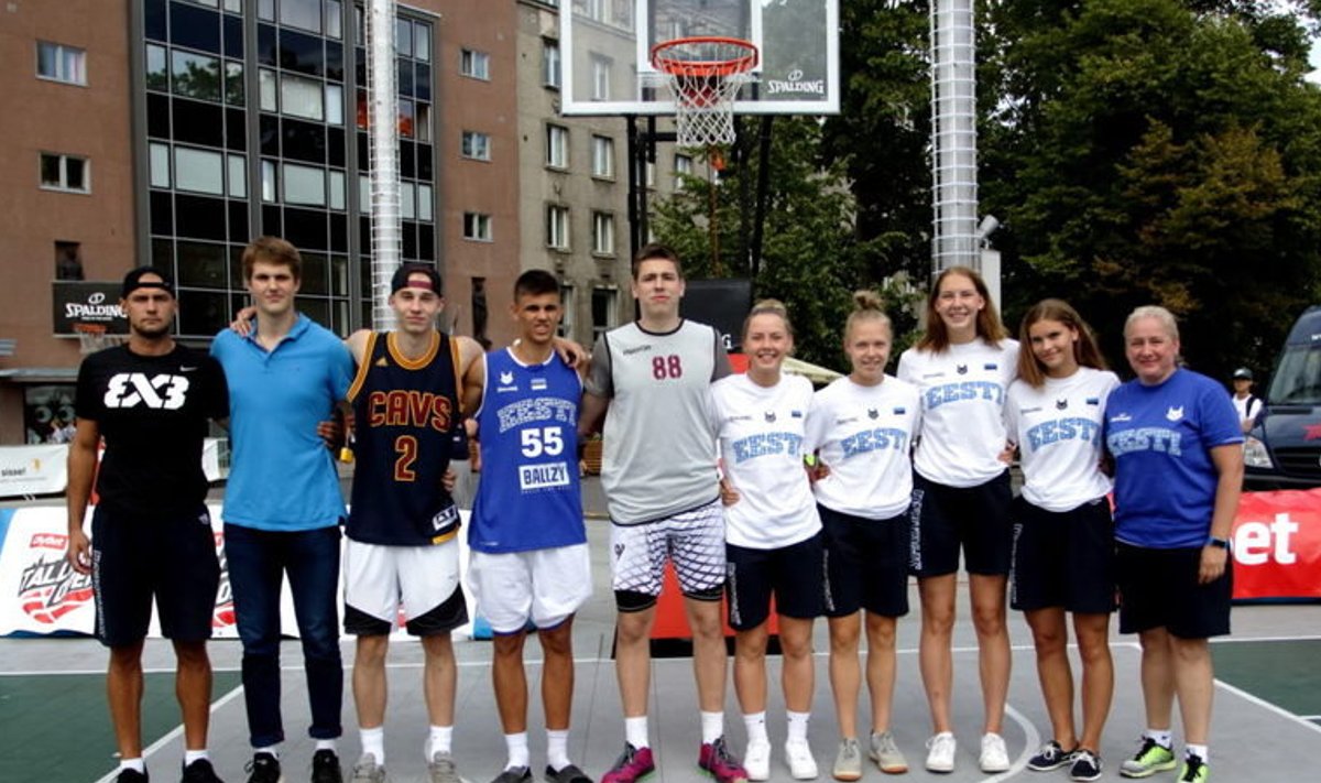 Eesti 3×3 delegatsioon noorte olümpiamängudel 