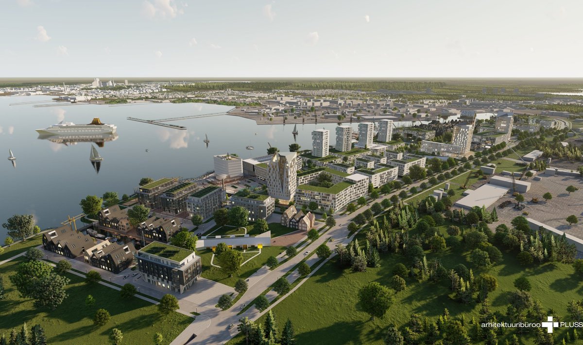 Täiesti uut linnaruumi ongi võimalik teha ainult Paljassaare sadama ümber, kus praegu on täielik brownfield ehk uut funktsiooni otsiv tööstusmaastik