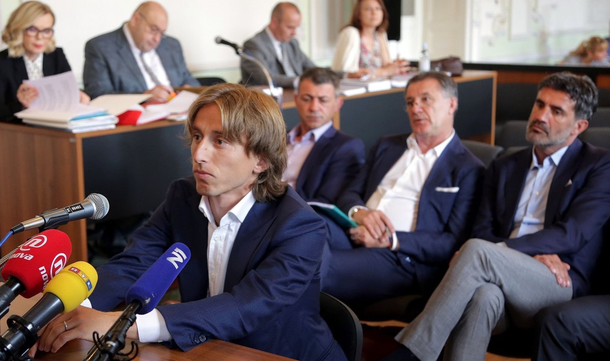 Luka Modrić kohtus