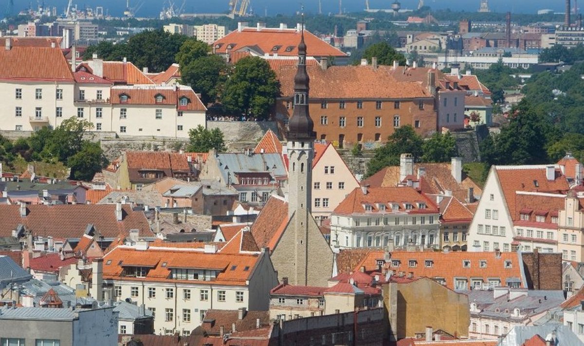 Tallinna vanalinnas on traditsiooniliselt riigi kõrgeimad eluasemehinnad.