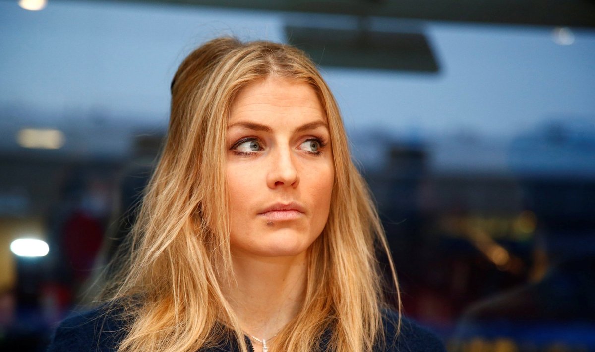 Norwegian cross country skier Therese Johaug before the start of a hearing in her doping case in Oslo