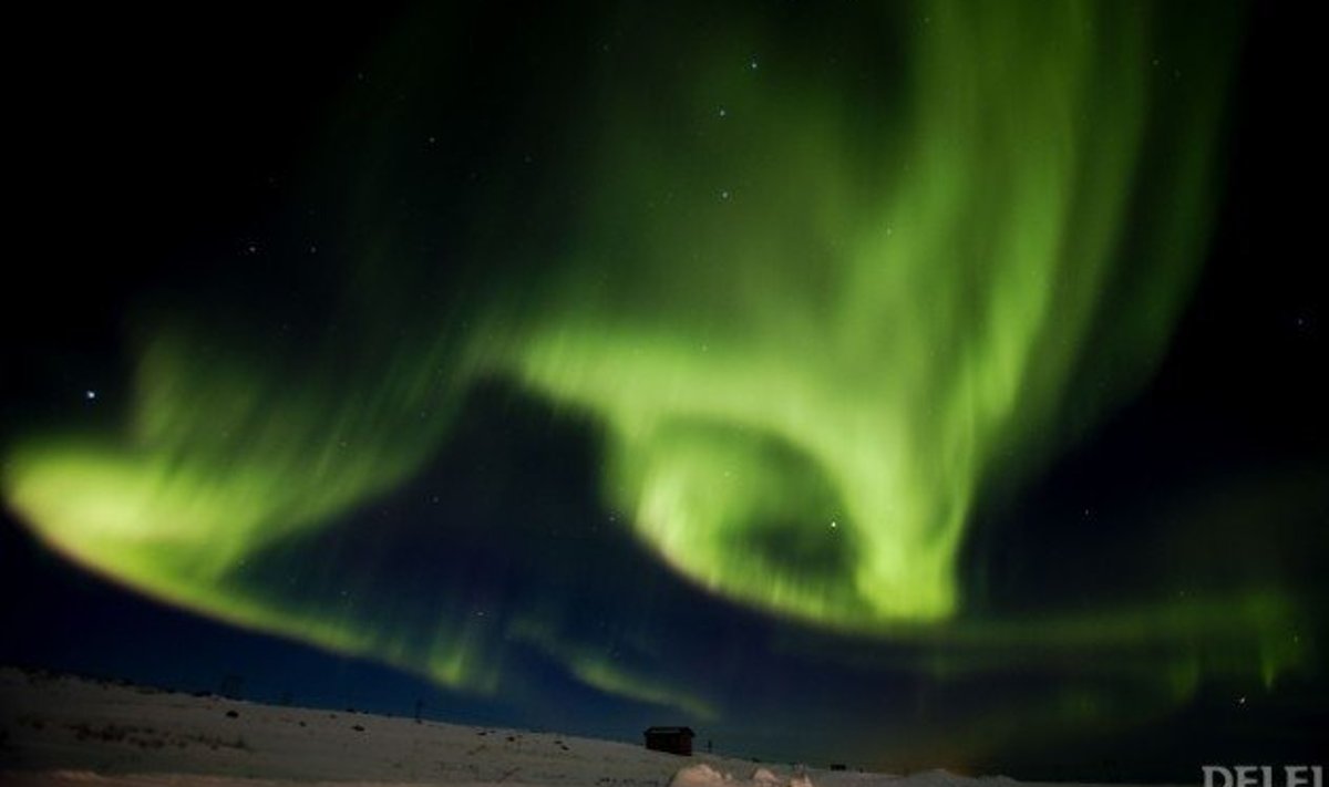 Põhja-Norras Finnmarkis väänlevad virmalised. Foto Tore Meek, AFP