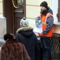 FOTOD: Vene saatkonna juures toimus pikett ühe osalejaga