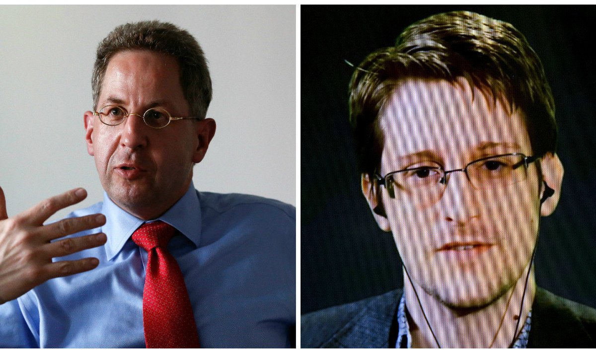 Hans-Georg Maaßen ja Edward Snowden