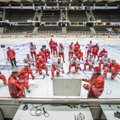 FOTOD | Moskva Spartaki hokimeeskond pidas treeningu Tondiraba jäähallis