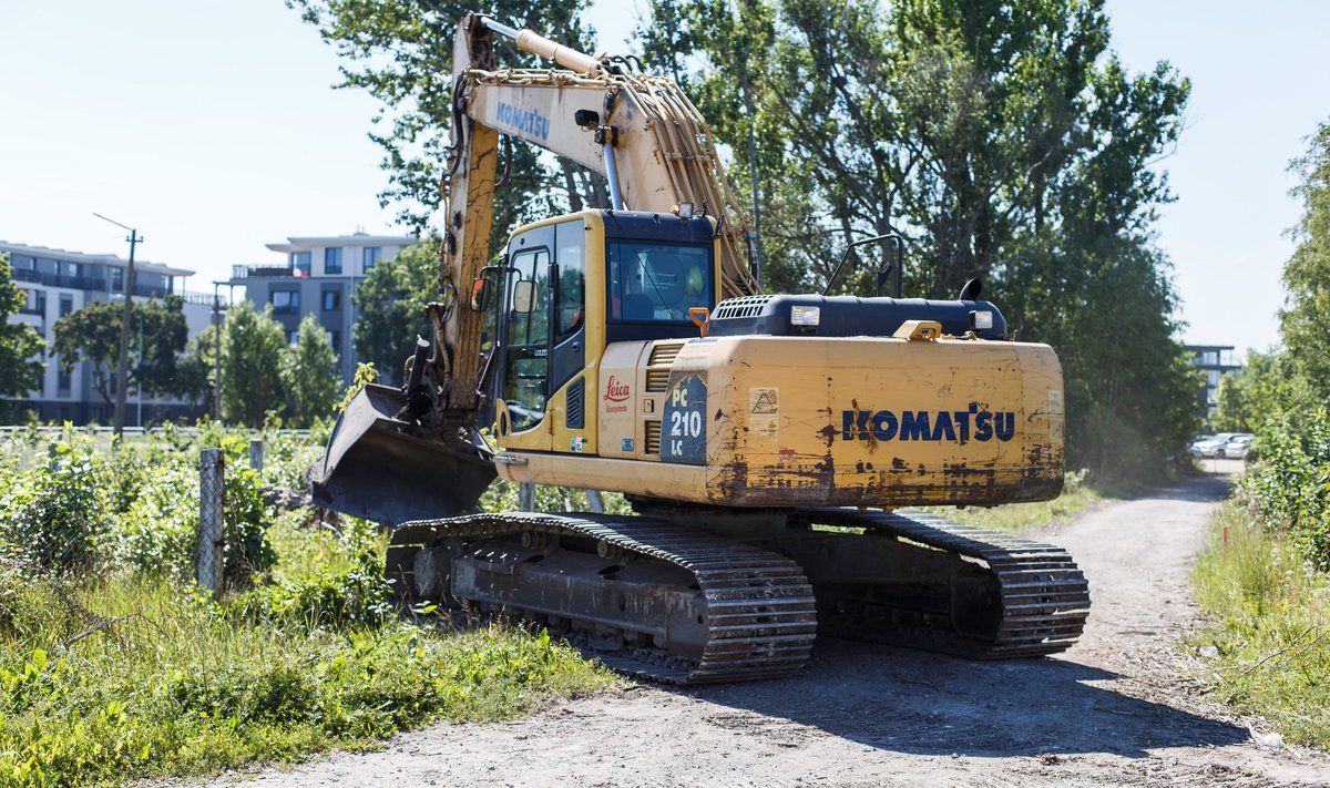 Ekskavaator. Pilt on antud loole illustreeriv!