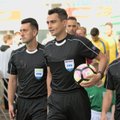 Eesti ja Rootsi jalgpalli EM-valikmängu teenindavad Rumeenia kohtunikud