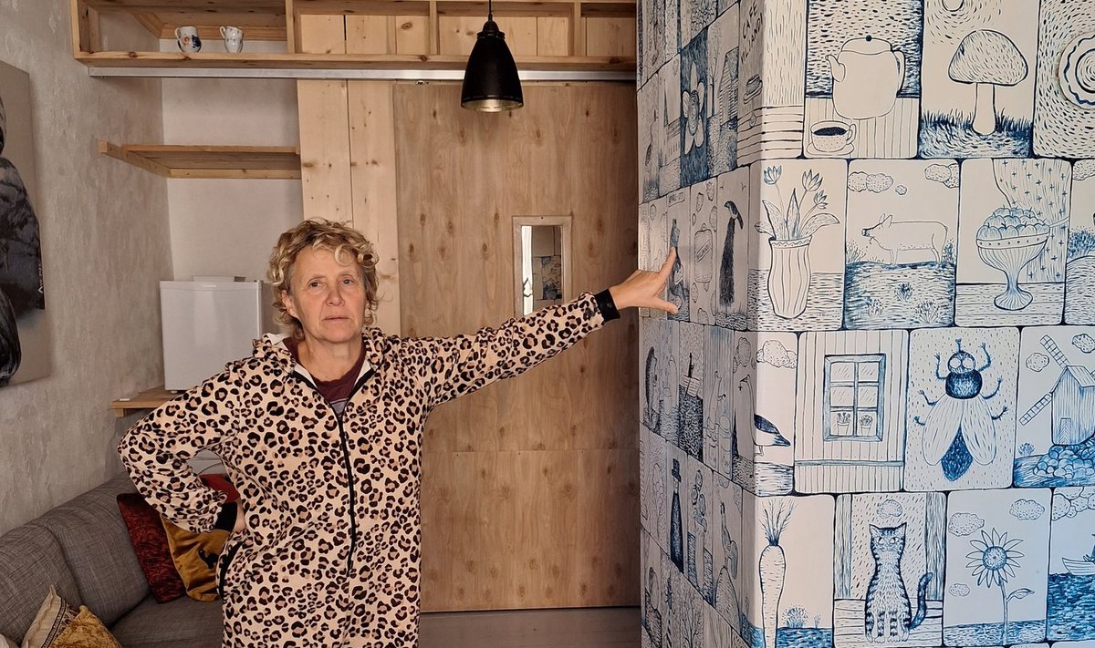 TUUNIB VILJANDIT Ave Nahkur oma värskelt remonditud parmupesas.