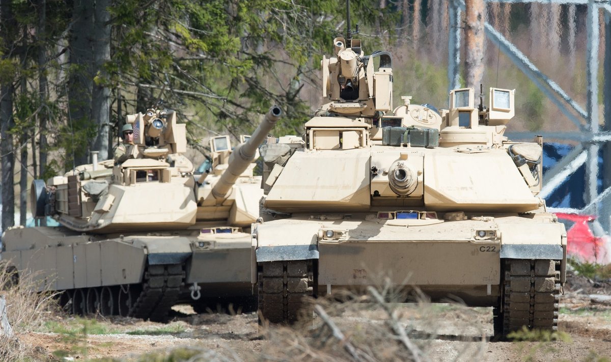 USA tankid M1A2 Abrams 