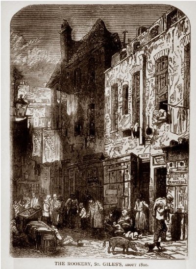 St. Gilles üürikasarm, aastal 1800. faceless39.hubpages.com