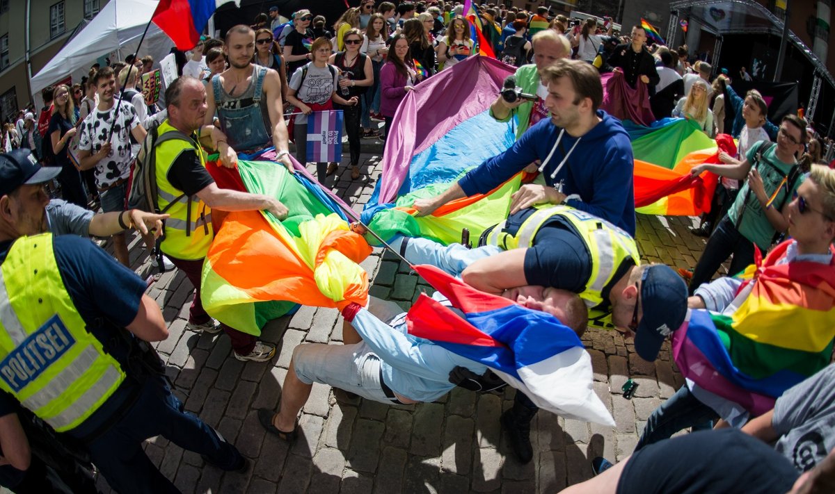 Ründaja Tallinn Pride üritusel