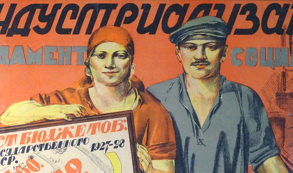 Töölisplakat 1930ndate Nõukogude Liidust