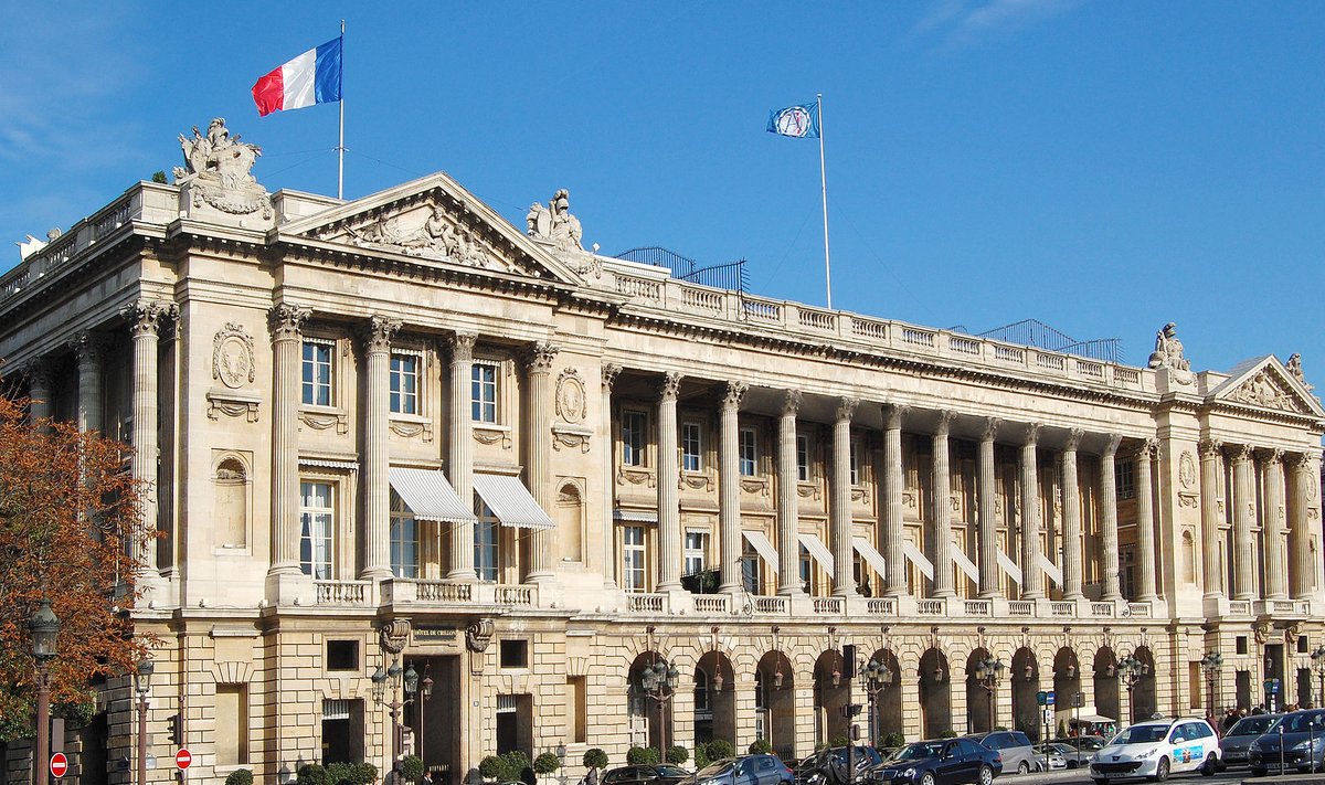 PARIISI SÜDAMES: Hôtel de Crillon.