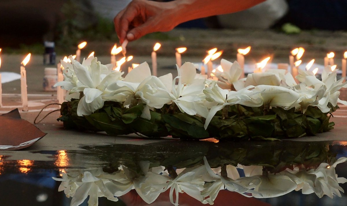 Hukkunute mälestamine Indias Kolkatas