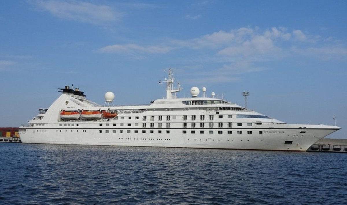 Eksklusiivne kruiisilaev Seabourn Pride Vanasadamas