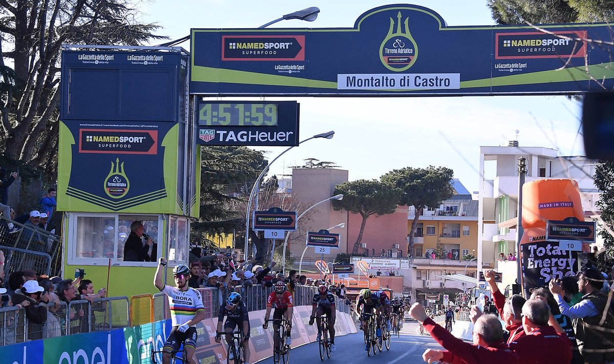 Peter Sagan võidutseb Tirreno-Adriatico etapil