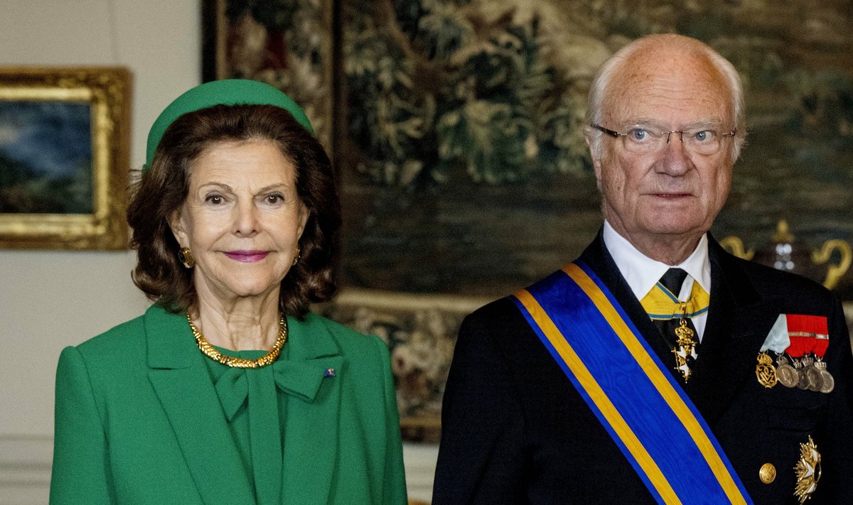 Kuningas Carl XVI Gustaf ja kuninganna Silvia