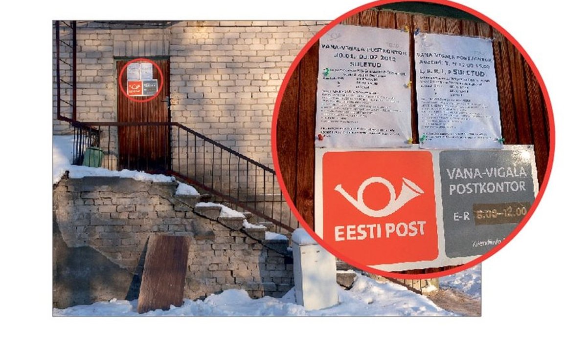 Vana-Vigala postkontor, mis praegu on avatud kahel päeval nädalas, suleb peagi uksed lõplikult.