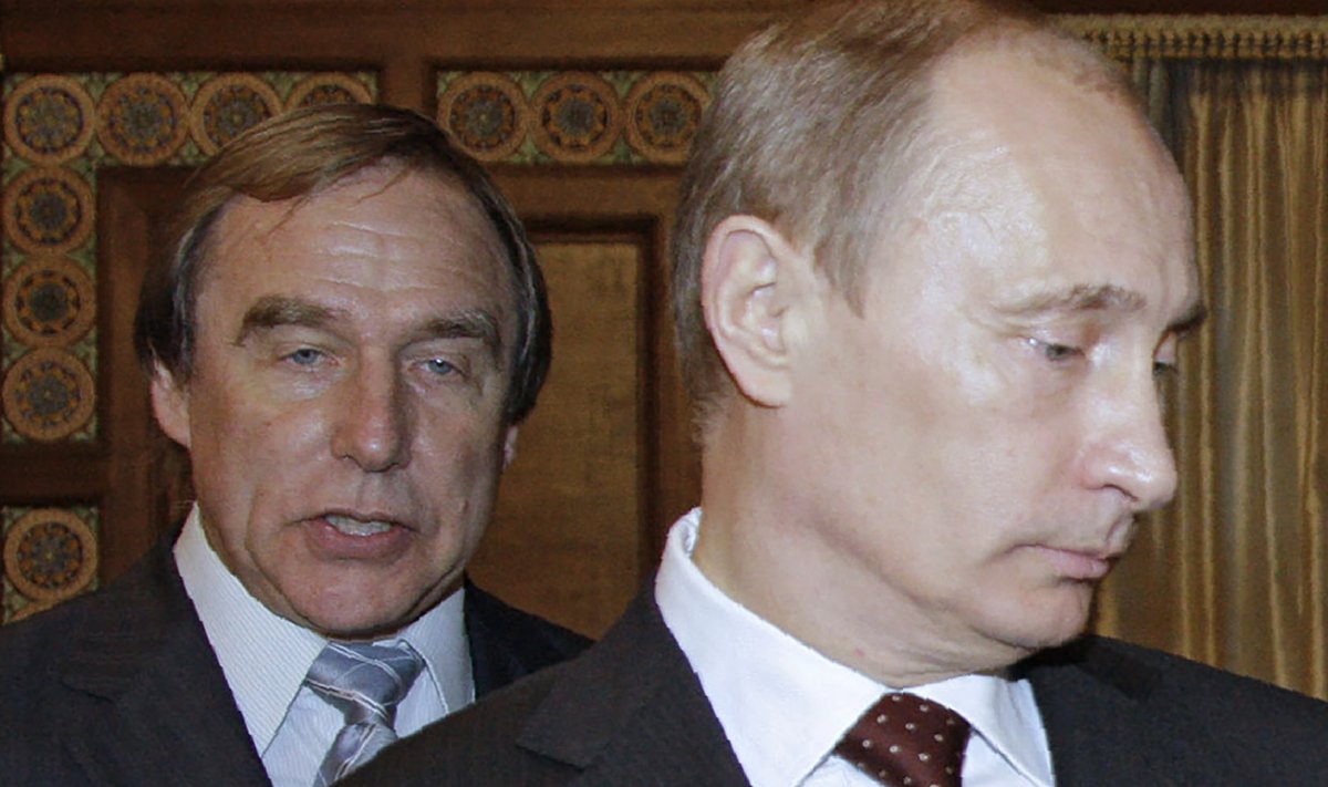 Sergei Roldugin ja Vladimir Putin.