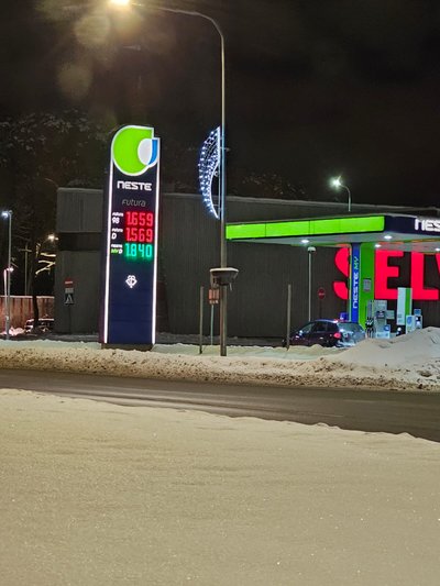 Pirita Neste bensiini hinnad 
