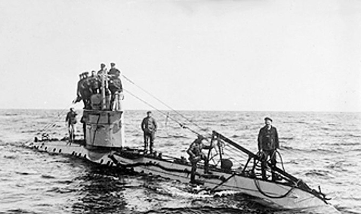 Korraliku pildimaterjali puudumise tõttu üks täiesti illustratiivne foto Teise maailmasõja aegsest natsiallveelaevast (Foto: Wikimedia Commons / Ühendkuningriigi valitsus)