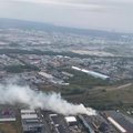 VIDEO JA FOTOD | Tallinnas Suur-Sõjamäel põlevad Ragn-Sellsi territooriumil puidujäätmed, suits levis Lasnamäe ja Kesklinna suunas