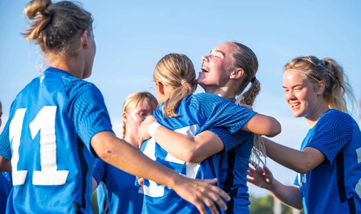 Eesti neidude U19 koondis lõi Fääri saarte eakaaslastele viis vastuseta väravat. 