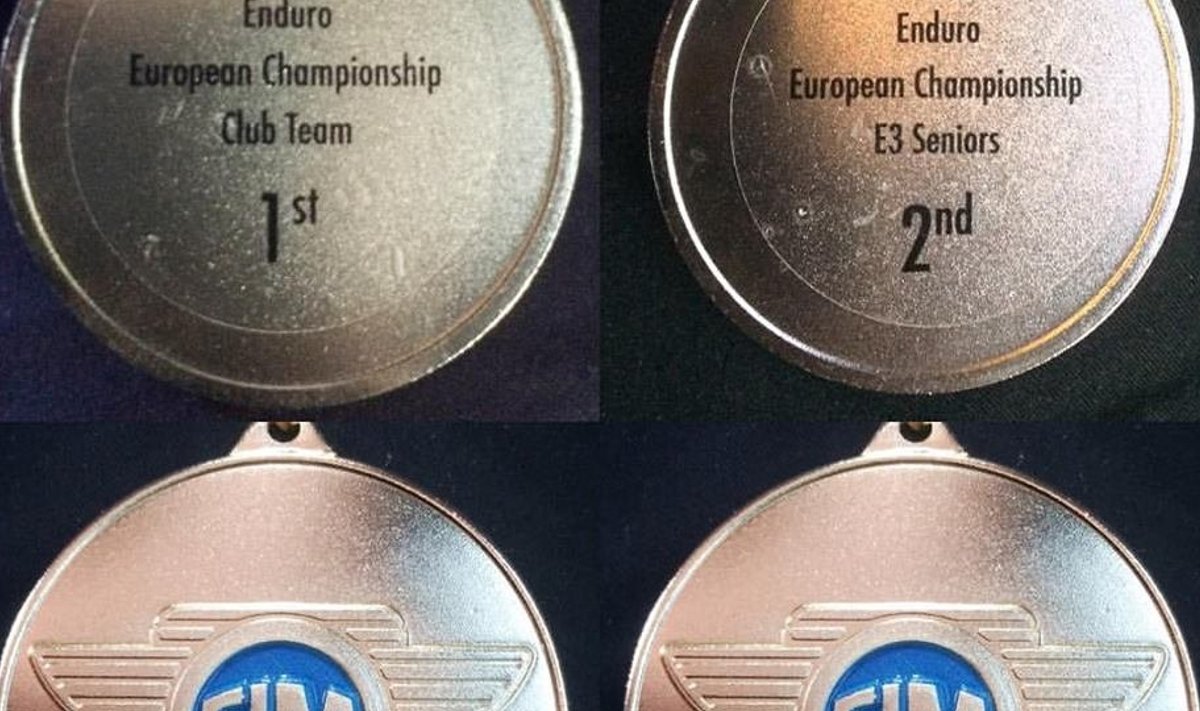 Uusna ja RedMoto selle hooaja medalisaak EM-ilt