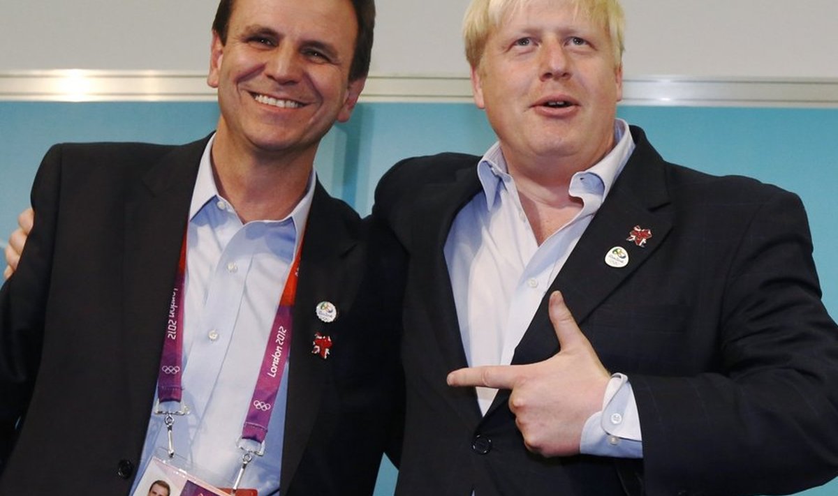 Boris Johnson (paremal) ja Eduard Paes