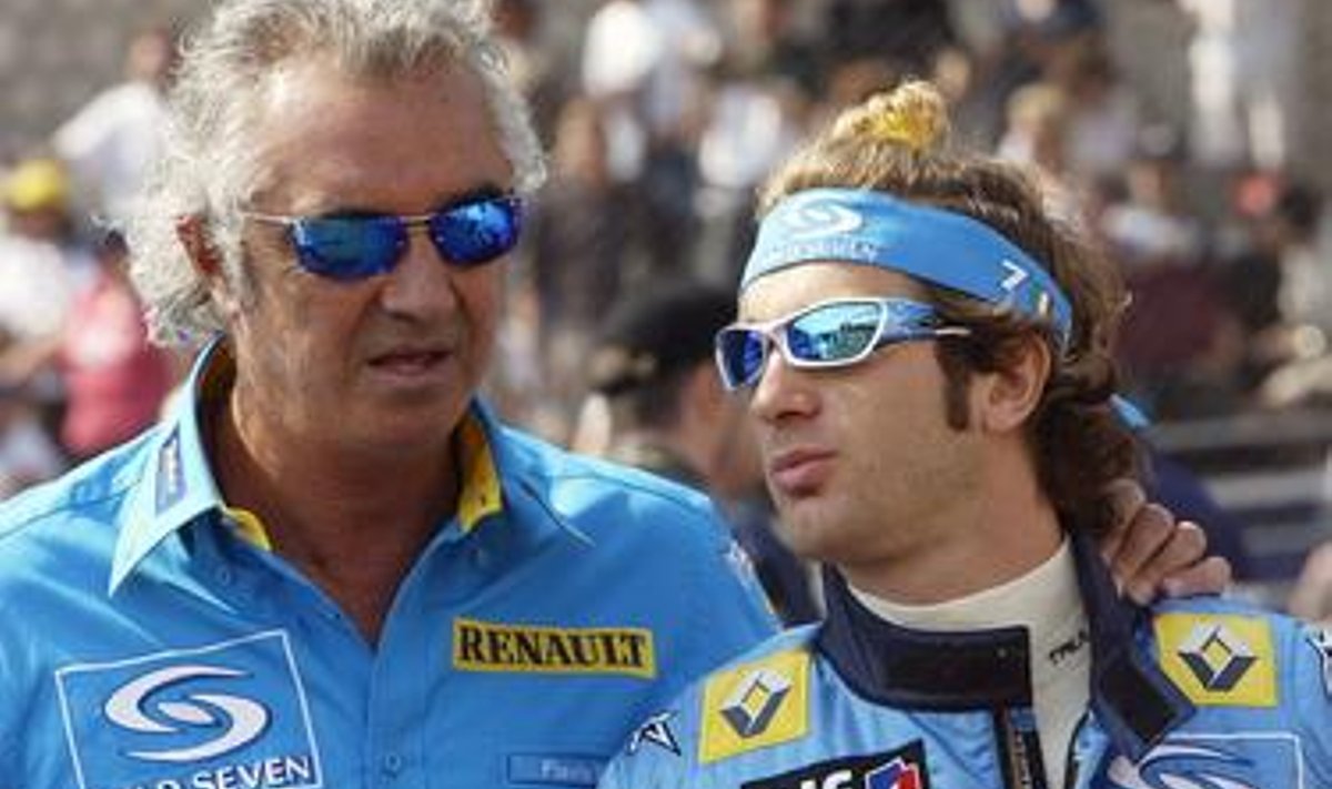 Flavio Briatore ja Jarno Trulli Monaco GP-l