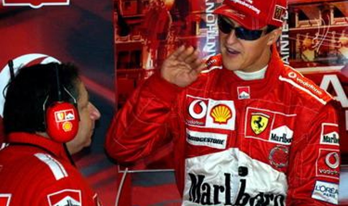 Jean Todt ja Michael Schumacher Monaco GP-l