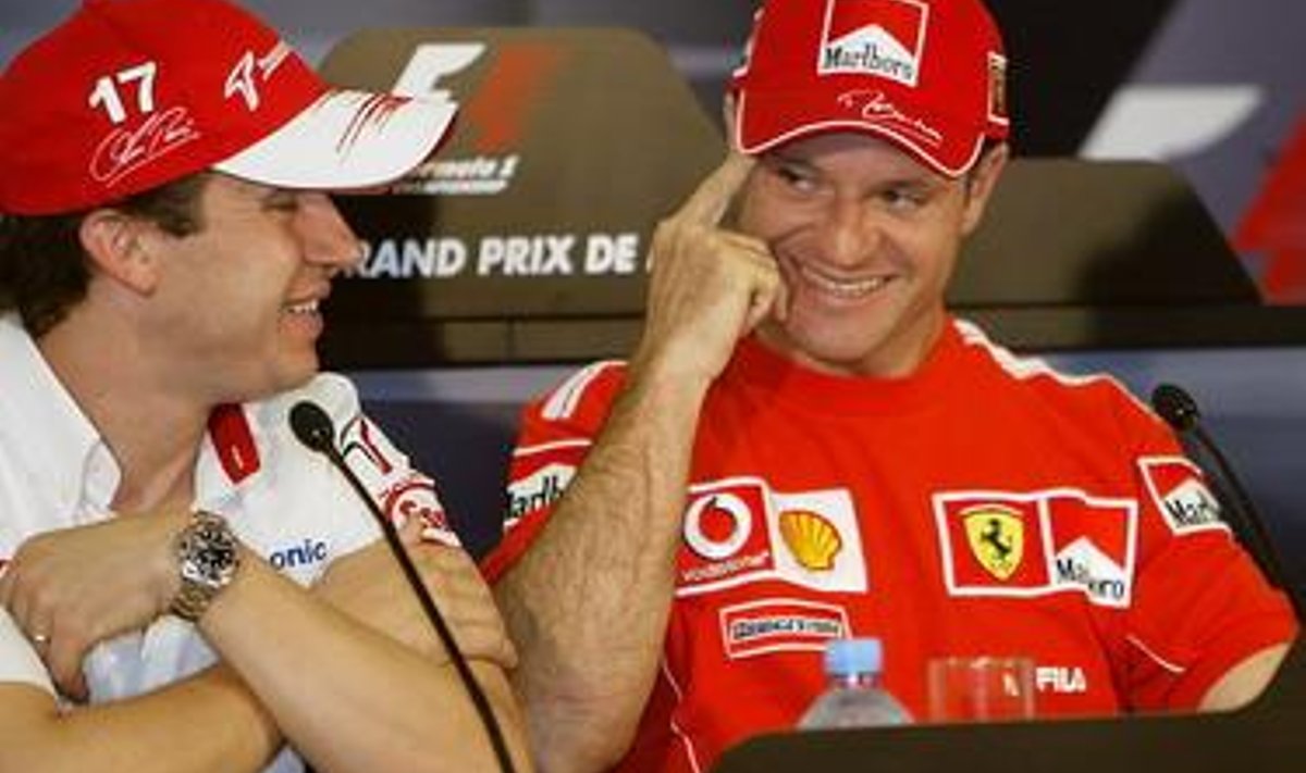 Olivier Panis ja Rubens Barrichello Monaco GP-l