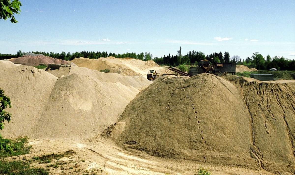 Liivakarjäär. Pilt on illustratiivne.