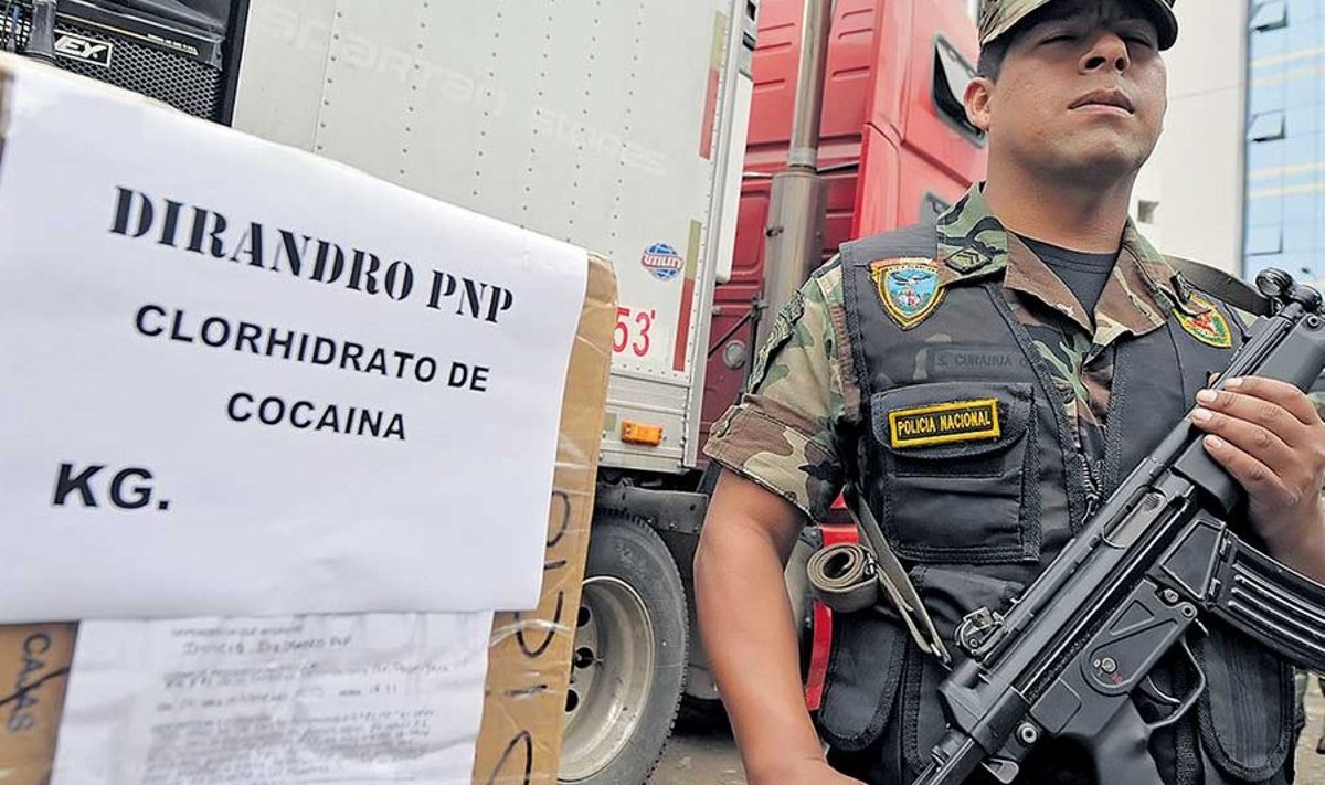Kohaliku politsei andmetel konfiskeeritakse Peruus iga nädal üle tonni kokaiini ja selle valmistamise toorainet. Ent see on siiski ainult piisk meres.