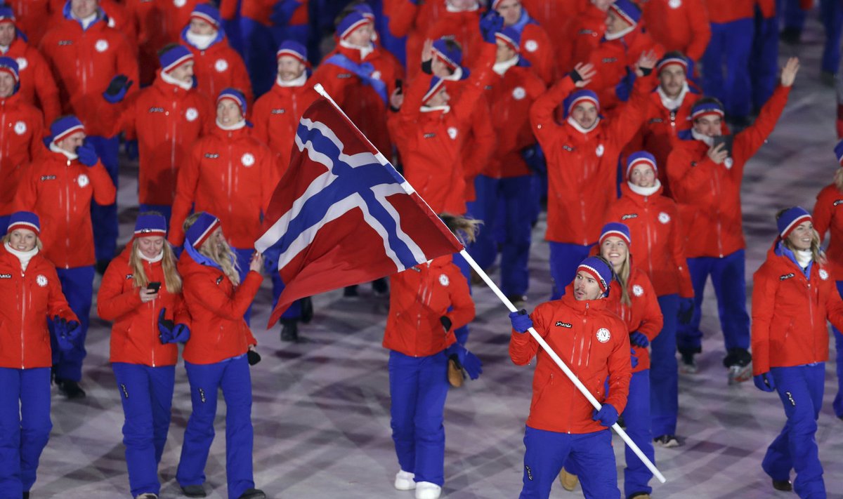 Norra olümpiakoondis avamisel