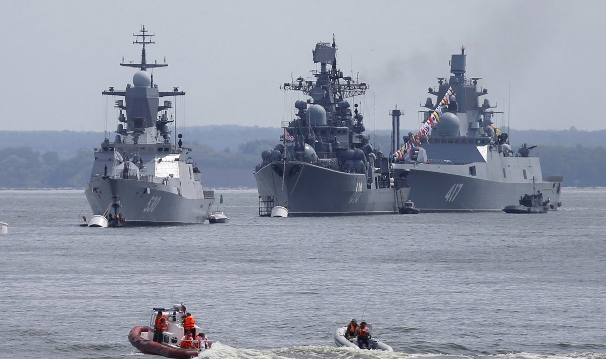 Vene sõjalaevad Baltiiski sadamas