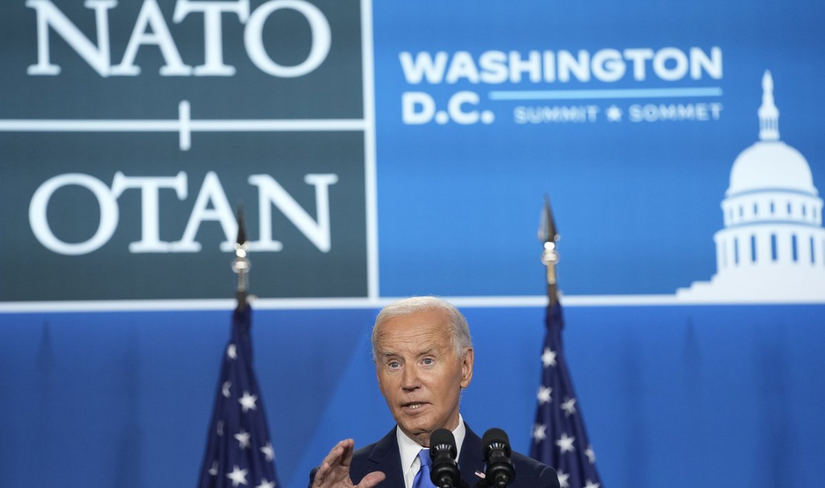 Joe Biden NATO tippkohtumisel