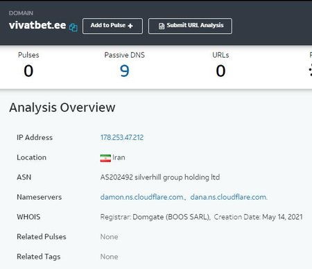 KAUGE KODU: VivatBeti veebileht viitas tükk aega miskipärast Iraani IP-aadressile, mis seotud 1xBeti võrgustikuga.